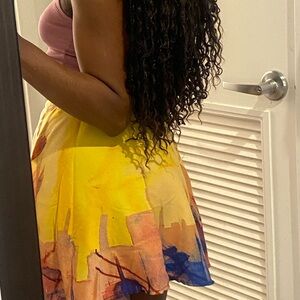 Colorful Abstract Women's Skirt